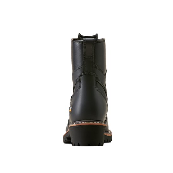 Ariat Men's Logger Shock Shield Black Waterproof Work Boots 10050842