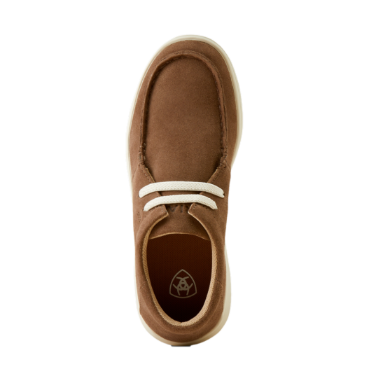 Ariat Youth Hilo Brown Bomber Suede Slip On Shoes 10051007