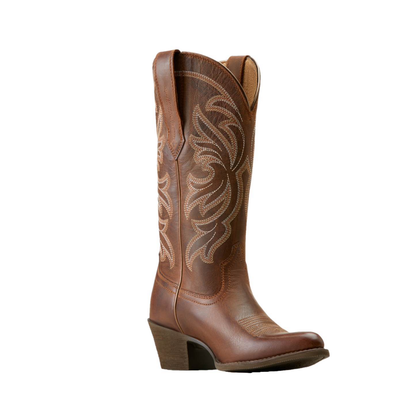 Ariat Ladies Heritage J Toe Stretchfit Sassy Brown Wester Boots 10051051