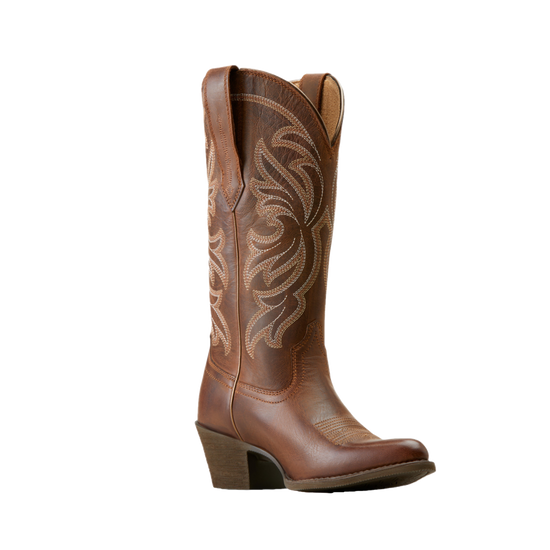 Ariat Ladies Heritage J Toe Stretchfit Sassy Brown Wester Boots 10051051
