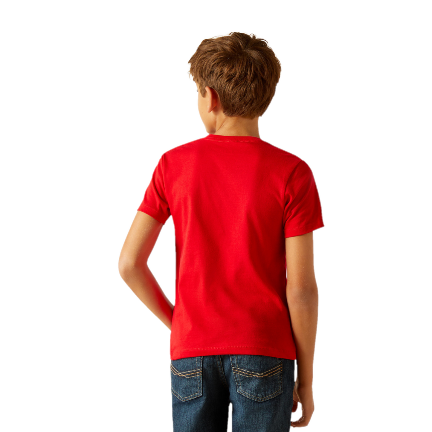 Ariat Youth Boy's Wanted Kid Graphic Red T-Shirt 10051429