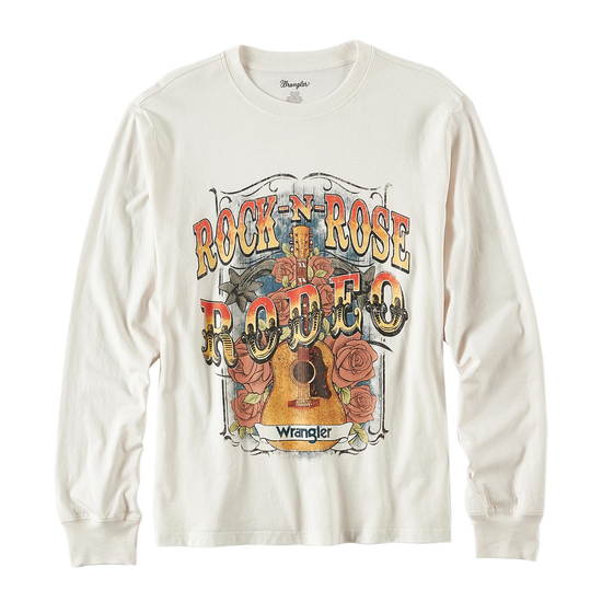 Wrangler Retro® Ladies Rock-N-Rose Rodeo White Graphic Shirt 112321500