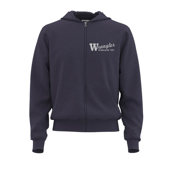 Wrangler® Men's MH Denim Heather Full Zip Hoodie 112324839