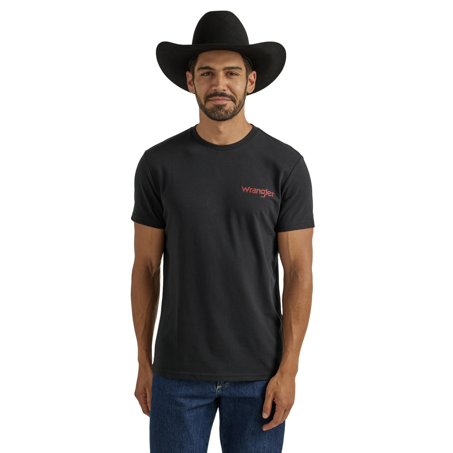 Wrangler Men's George Strait Graphic Black T-Shirt 112339589