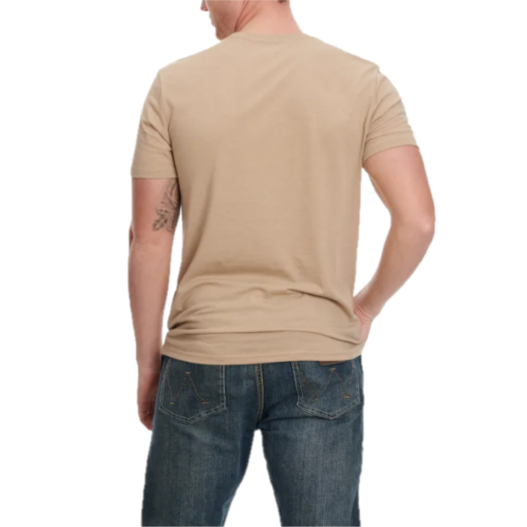 Wrangler Men's Toasted Sand & Buffalo Sunrise Logo T-Shirt 112344130
