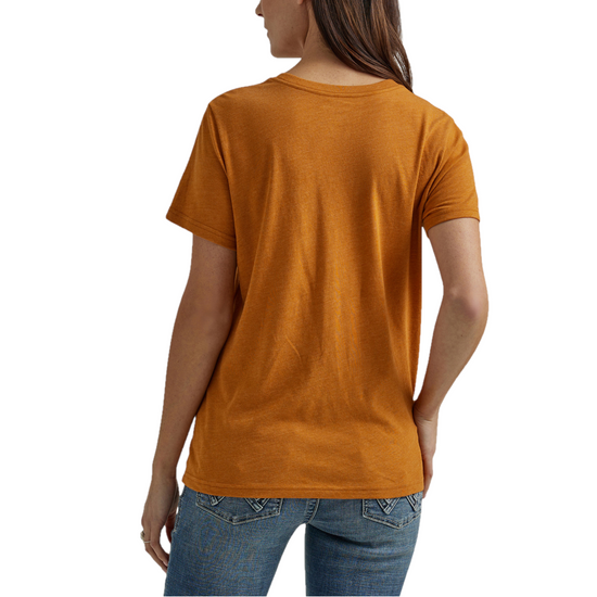 Wrangler Ladies Retro Desert Graphic Thai Curry Heather T-Shirt 112344185