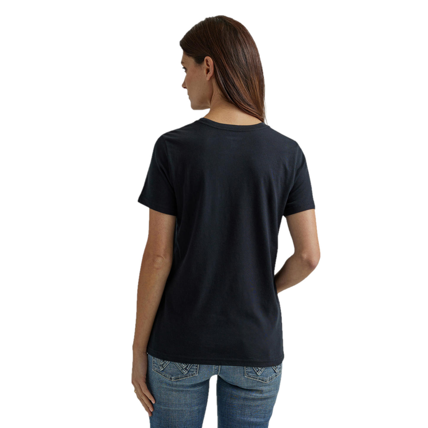 Wrangler Ladies Retro Jet Black Floral Graphic T-Shirt 112344187