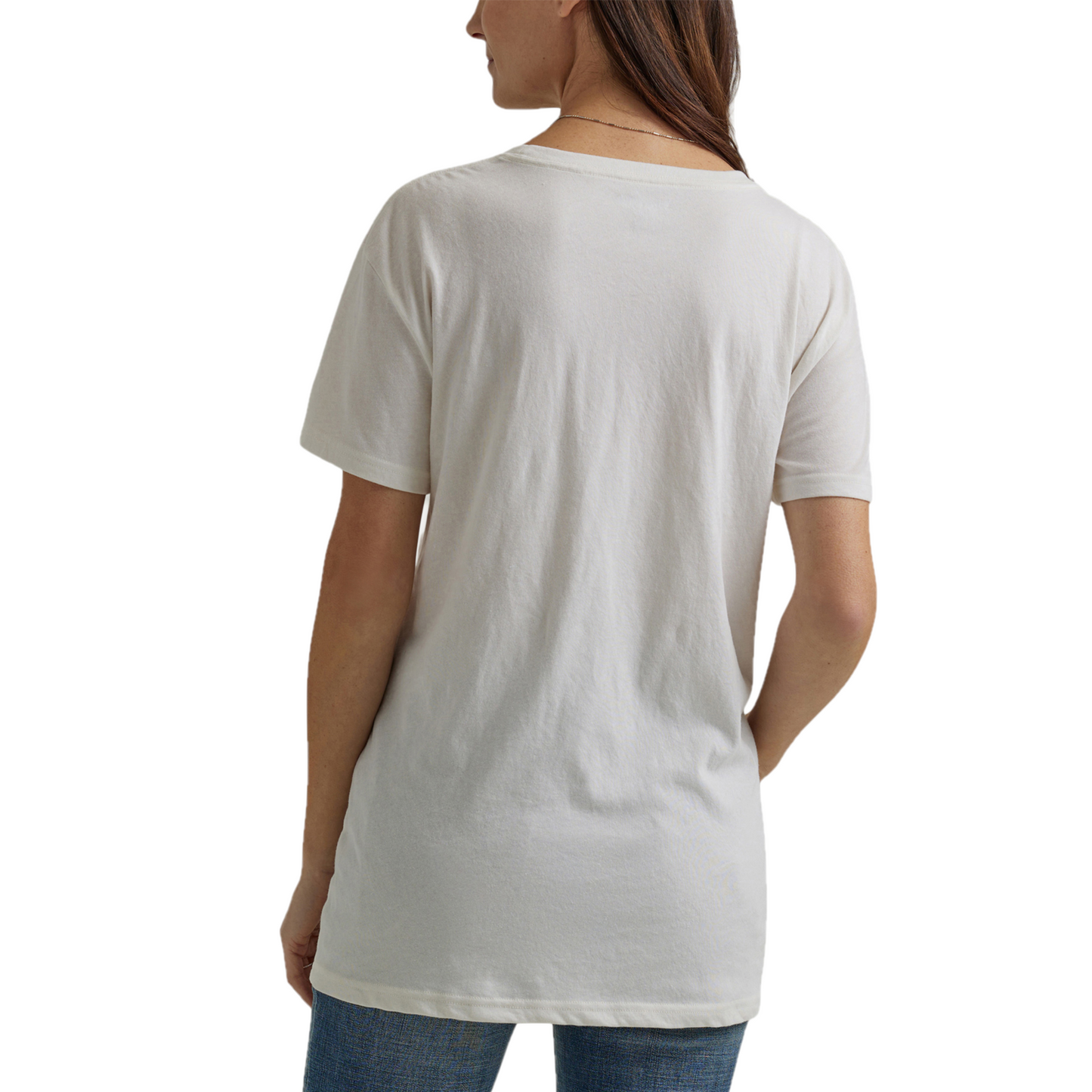 Wrangler Ladies Retro Rodeo Marshmallow Heather Boyfriend T-Shirt 112344199