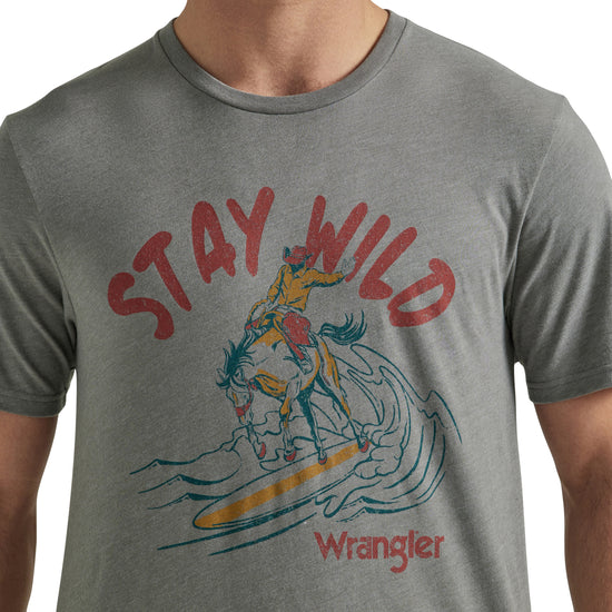 Wrangler Men's Graphic Graphite Heather T-Shirt 112346568