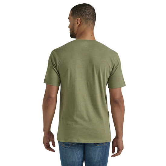 Wrangler Men's Graphic Deep Lichen Green Shirt 112346609
