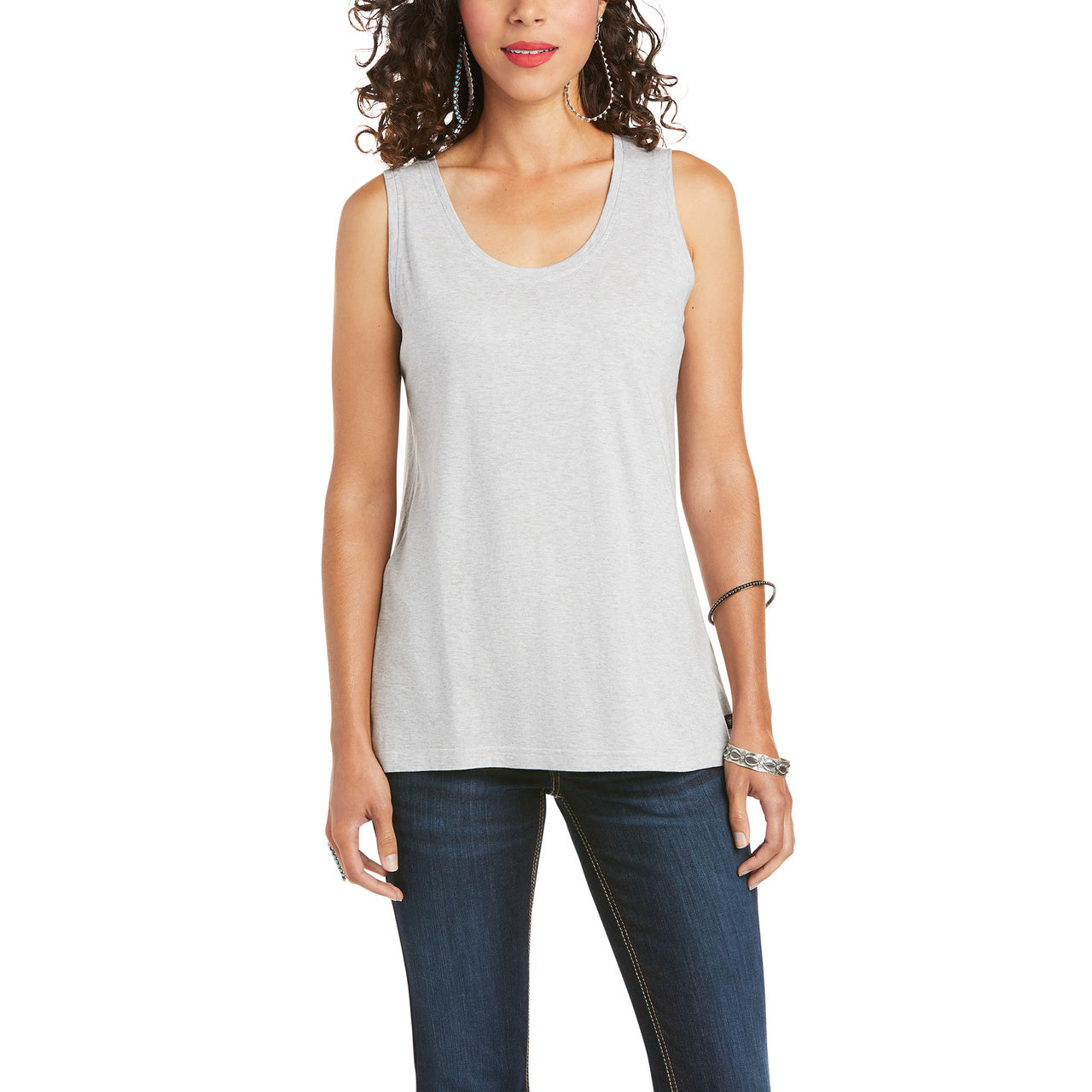 Load image into Gallery viewer, Ariat Ladies Element Heather Grey Tank Top Shirt 10035207
