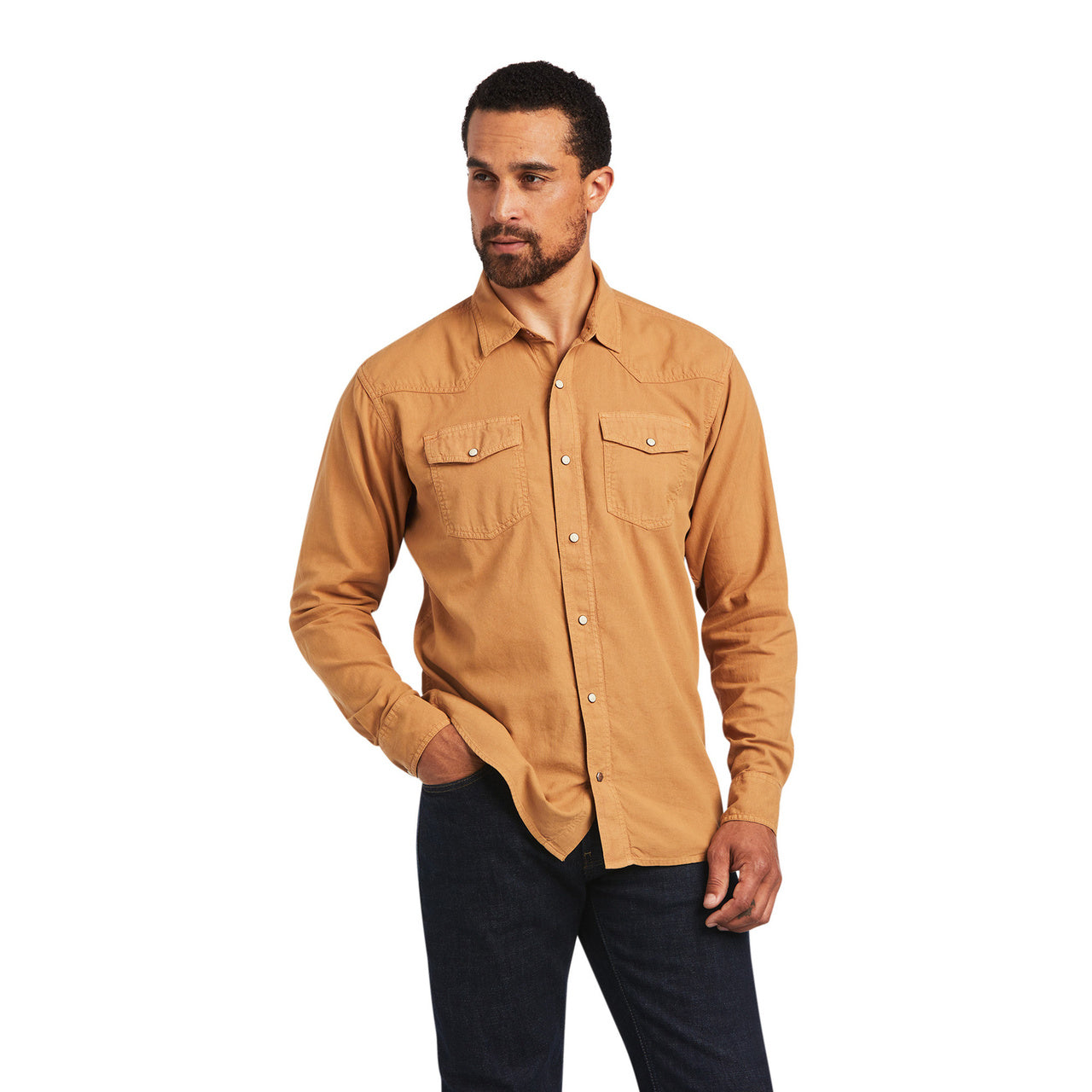 Ariat Men's Chipmunk Brown Snap Shirt 10040598