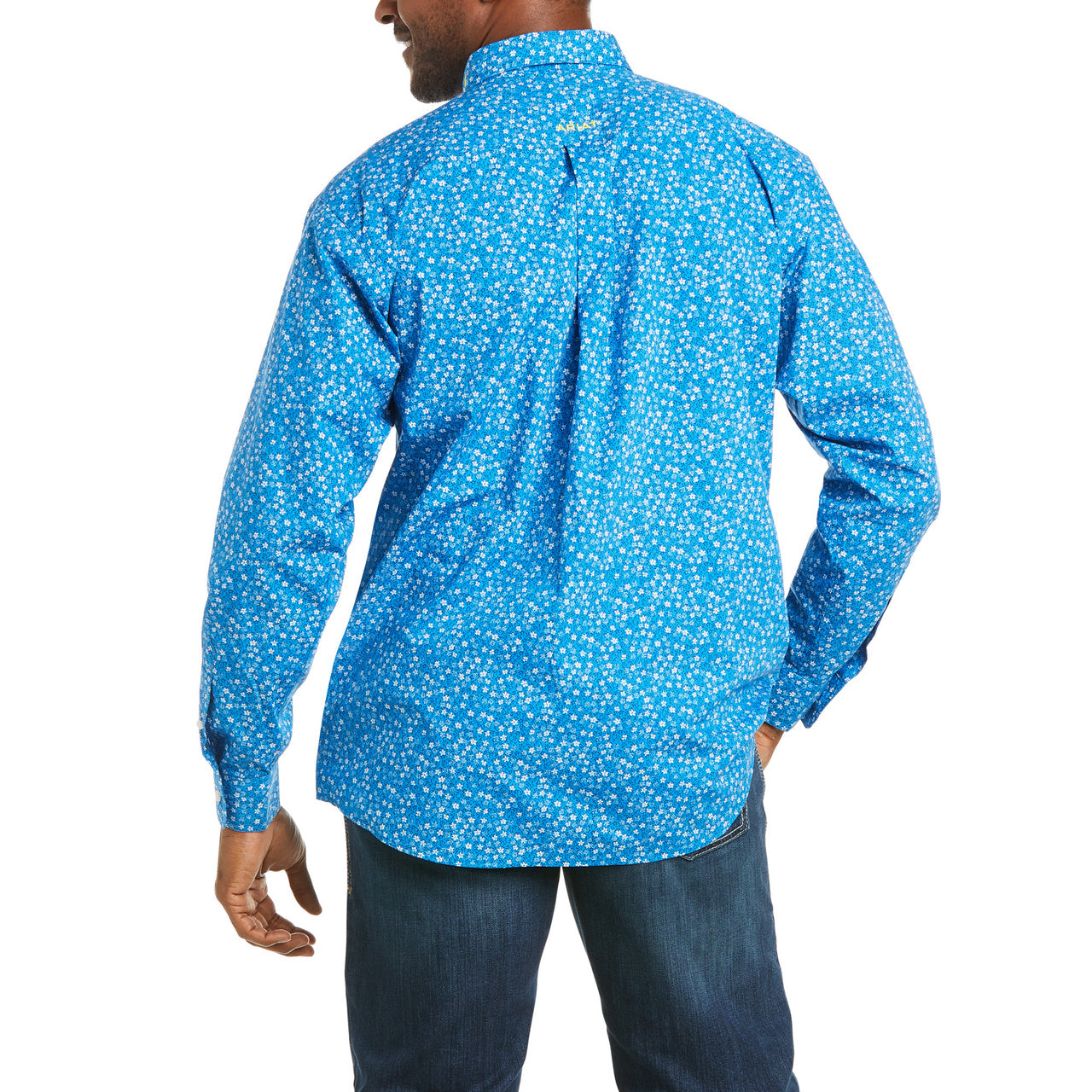 Ariat Mens Casual Series Directoire Blue Button Down Shirt 10035097