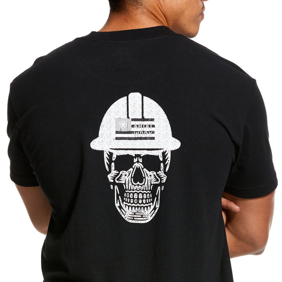 Ariat Men's Rebar Cottonstrong Roughneck Black Shirt 10030299