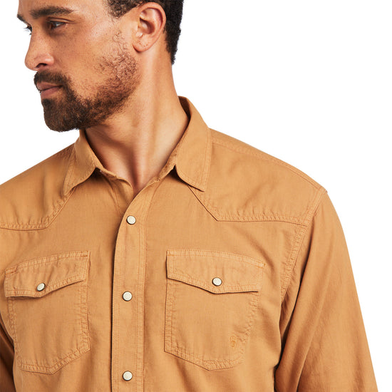 Ariat Men's Chipmunk Brown Snap Shirt 10040598