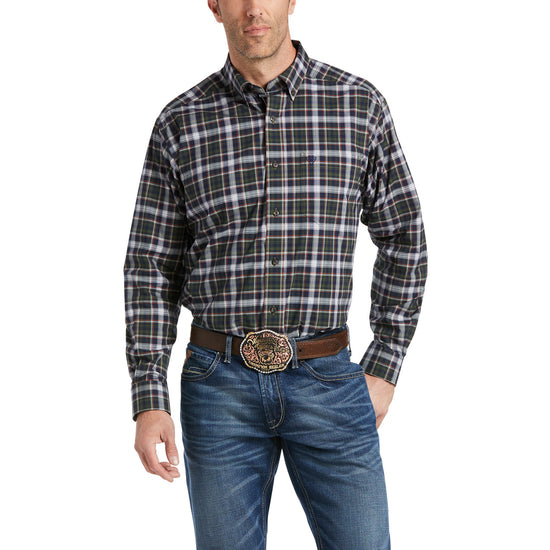 Load image into Gallery viewer, Ariat Men&amp;#39;s Brice Stretch Button Down Hemlock Shirt 10038099

