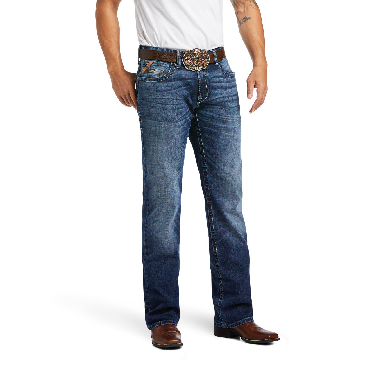 Ariat® Men's M4 Vaquero Low Rise Stretch Boot Cut Jeans 10037970