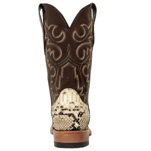 Cowtown Men’s Square Toe Python Boot Q818 - Wild West Boot Store - 4