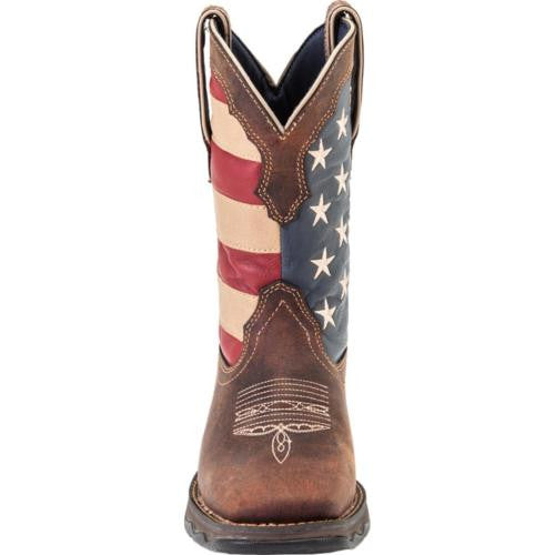 Durango Ladies Rebel Patriotic Pull On Flag Boots RD4414 - Wild West Boot Store - 2