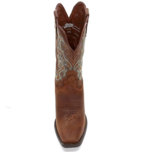 Justin Ladies Sorrel Apache Stampede Western Boots L2552 - Wild West Boot Store - 5