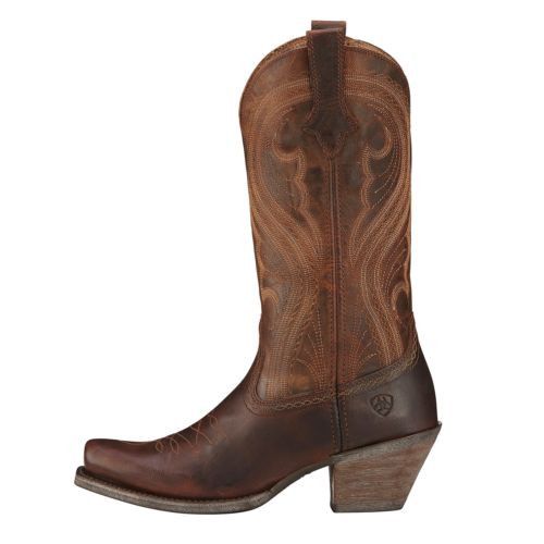 Ariat Ladies Lively Sassy Brown Boot 10016357 - Wild West Boot Store