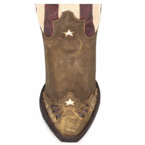 Laredo Ladies Keyes Stars and Stripes Flag Boots 52165 - Wild West Boot Store - 6