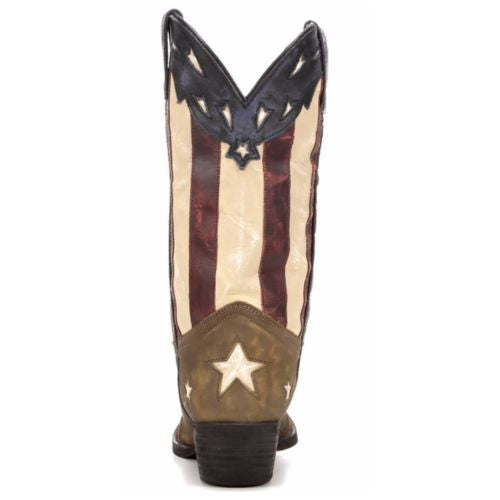 Laredo Ladies Keyes Stars and Stripes Flag Boots 52165 - Wild West Boot Store - 4