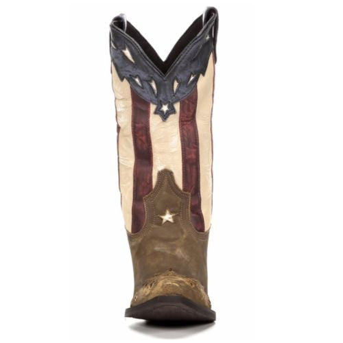 Laredo Ladies Keyes Stars and Stripes Flag Boots 52165 - Wild West Boot Store - 2