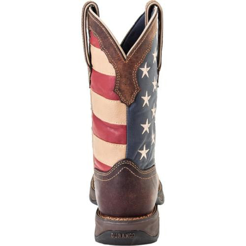Durango Ladies Rebel Patriotic Pull On Flag Boots RD4414 - Wild West Boot Store - 3