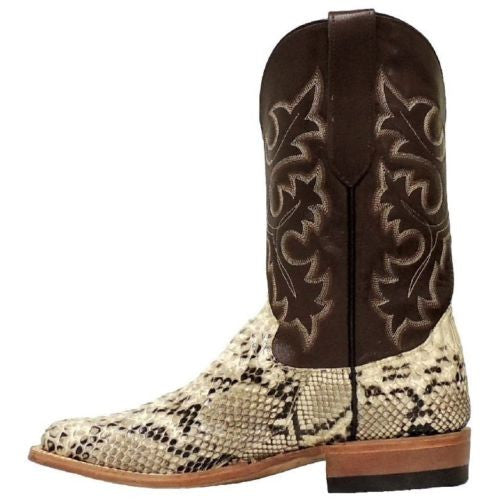 Cowtown Men s Square Toe Python Boot Q818
