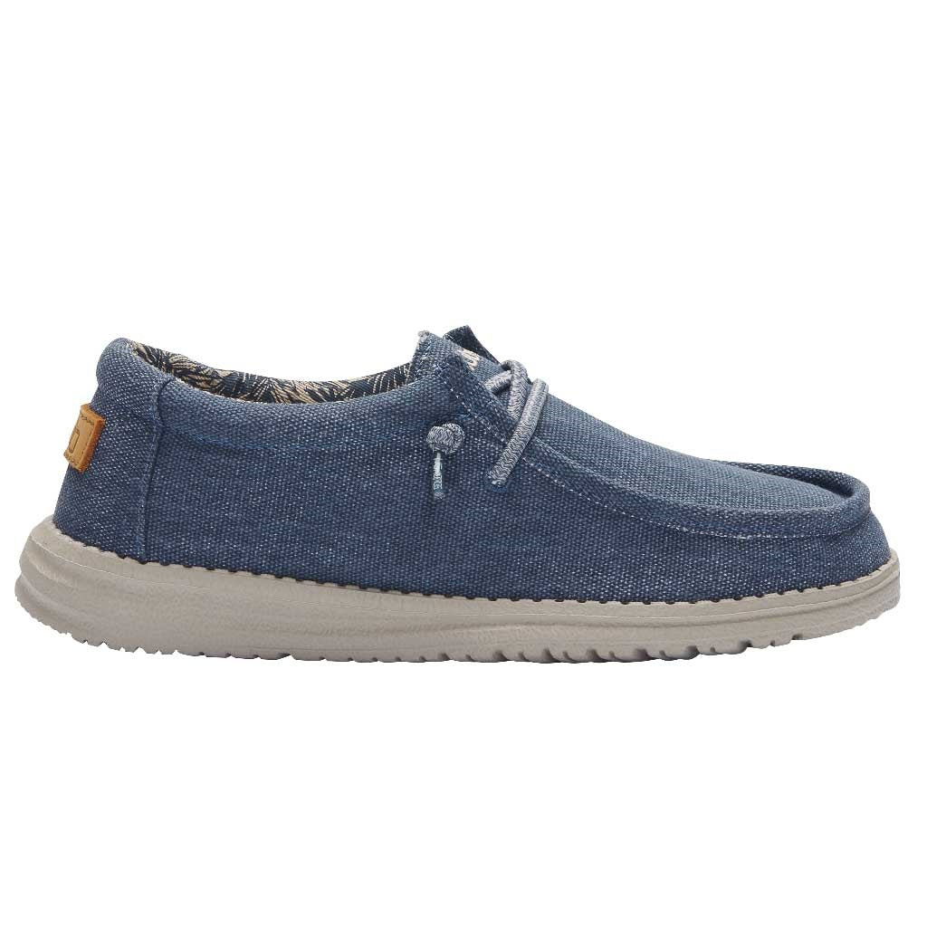 Hey Dude Children's Wally Blue Shoes 130132600