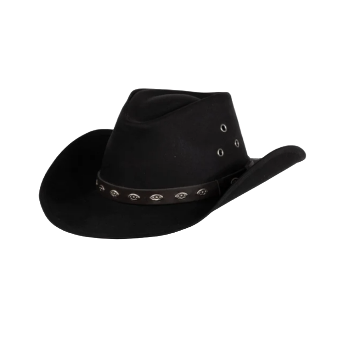 Outback Trading Badlands Black Oilskin Hat 14716-BLK