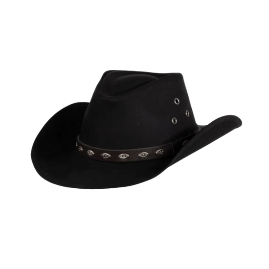Outback Trading Badlands Black Oilskin Hat 14716-BLK