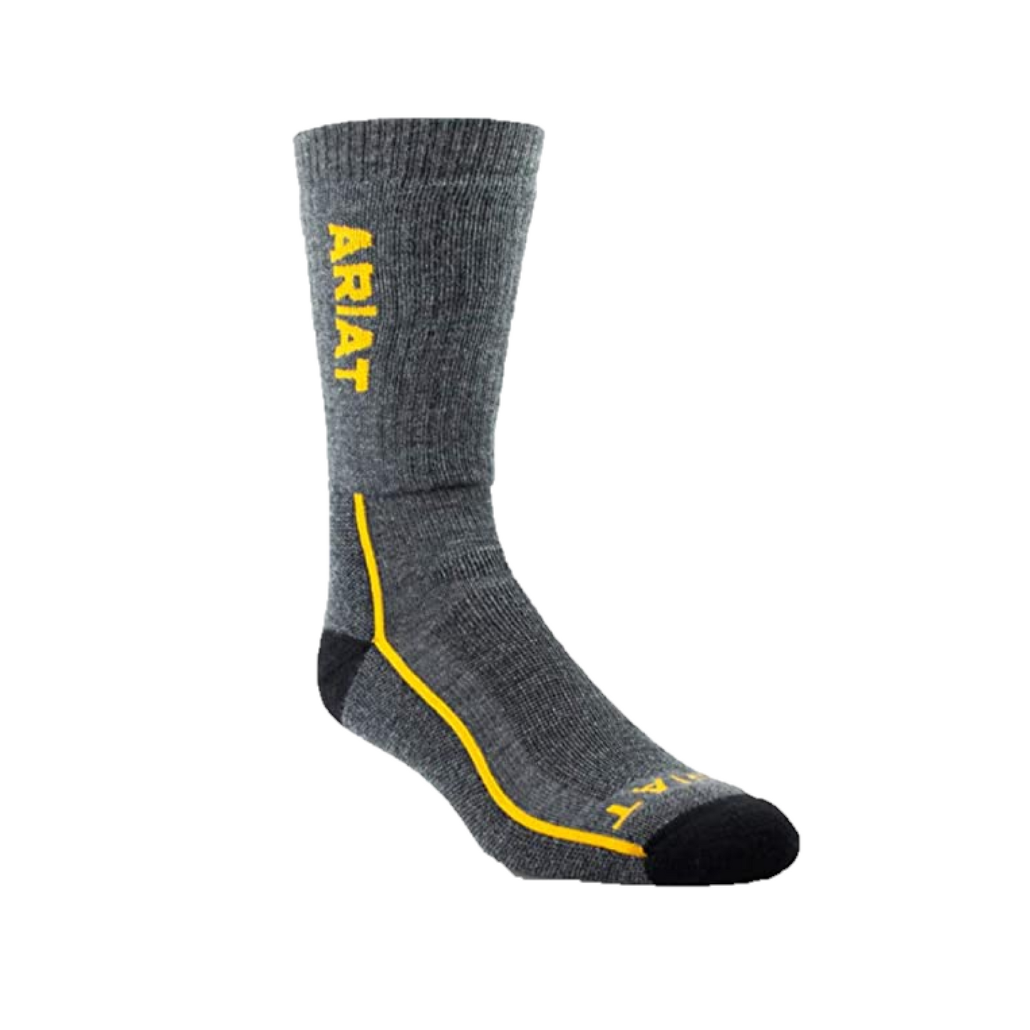 Ariat Work Unisex Heavyweight Merino Wool Steel Toe Crew Socks AR2195-050