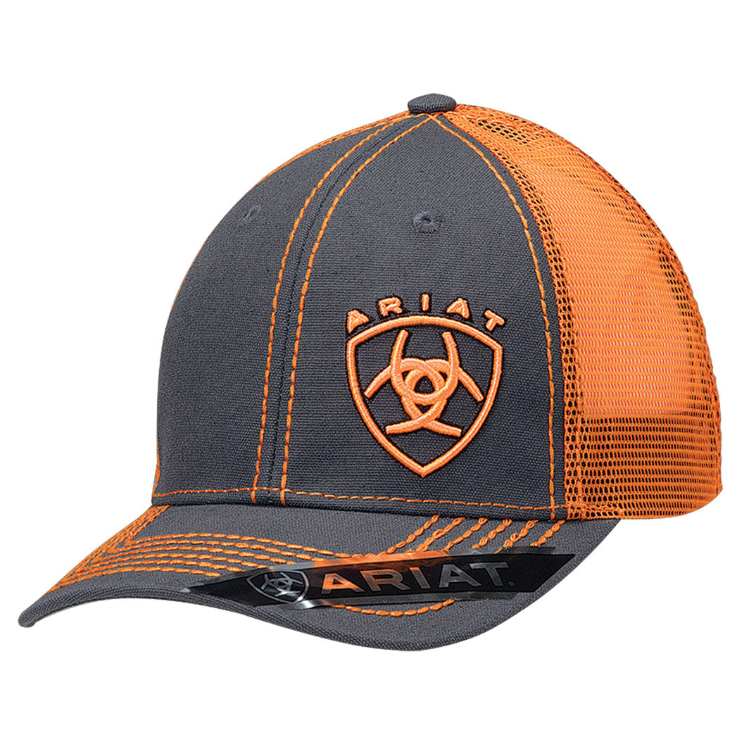 Ariat® Men's Signature Orange Logo Cap 1595126 - Wild West Boot Store