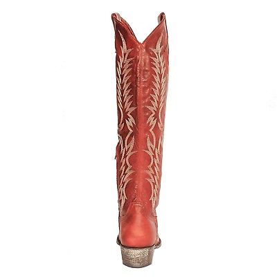 Old Gringo Ladies Mayra Red Embroidered Tall Snip Toe Boots L1213-1T4L
