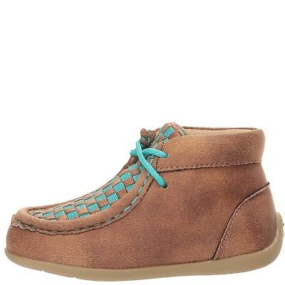 Blazin Roxx Children's Cassidy Brown & Teal Moccasins 4441102