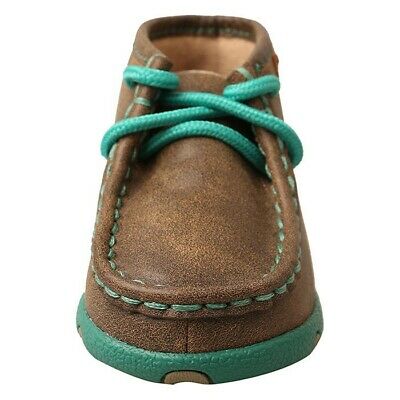 Twisted X Infant Bomber/ Turquoise Chukka Driving Moc ICA0008