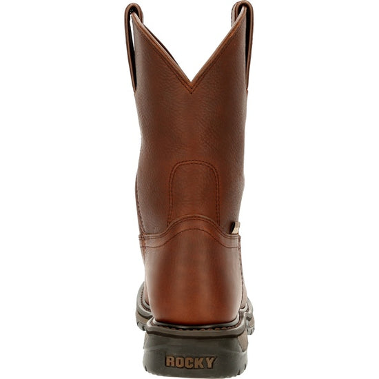 Rocky Men's Ride FLEX Brown Leather Western Boots RKW0349