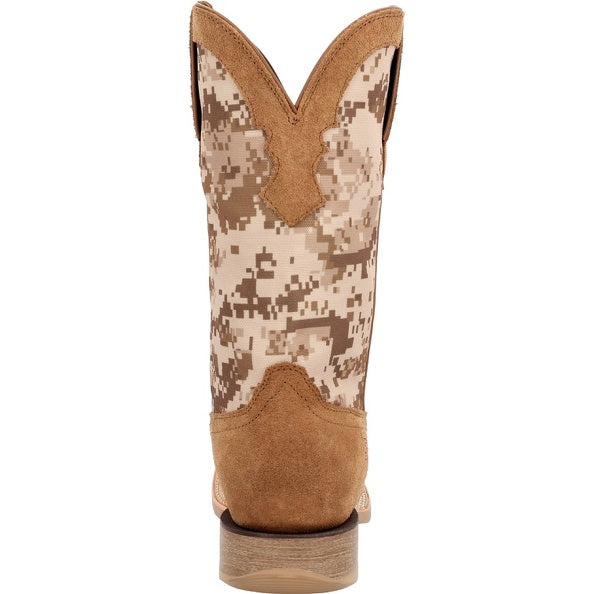 Durango Men's Digital Camo Pattern 12" Western Brown Boots DDB0395