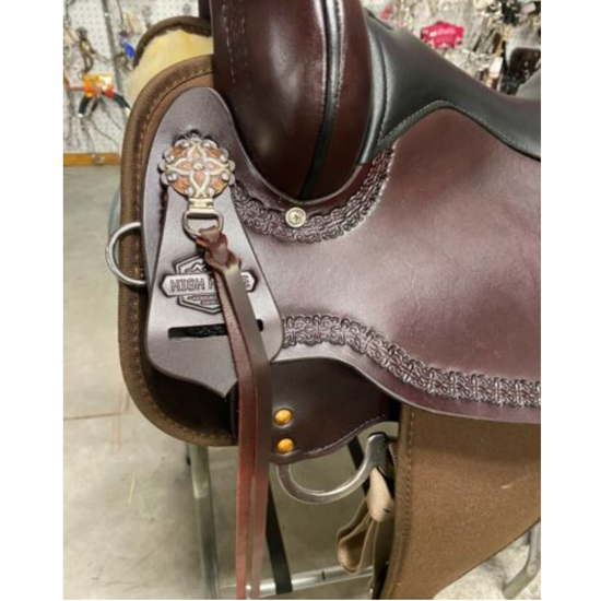 Load image into Gallery viewer, High Horse® Magnolia Cordura 16&amp;quot; Trail Saddle 202243
