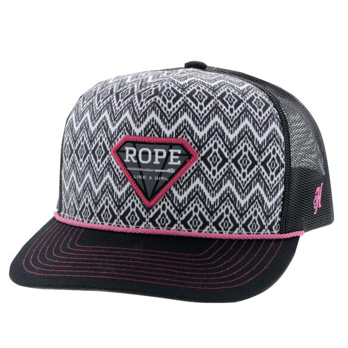 Hooey Ladies "Rope Like A Girl lll" Hat 2029T-WHBK