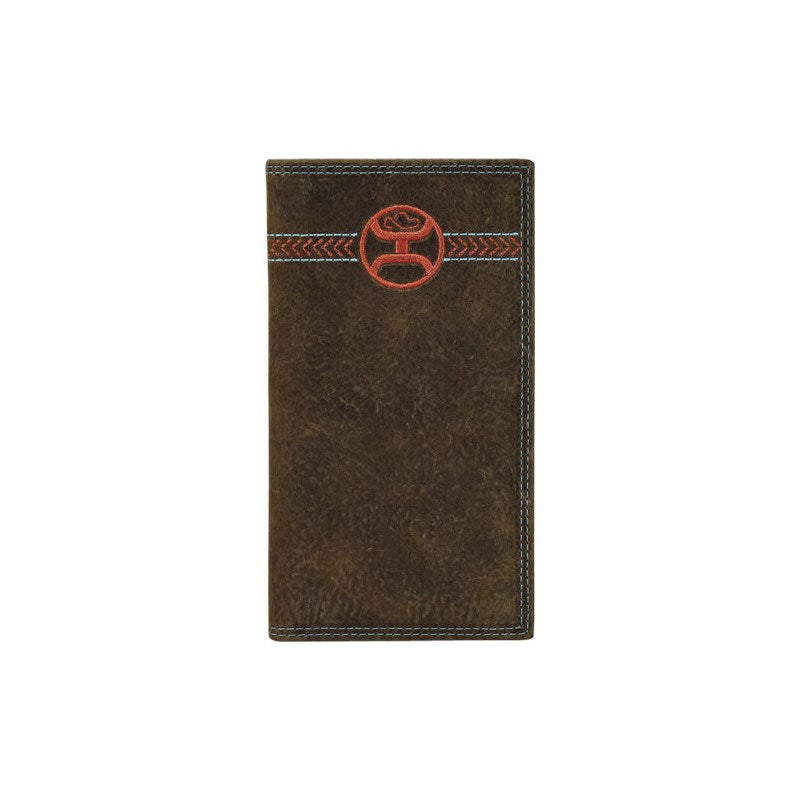 Hooey Men's Signature Logo Leather Rodeo Style Wallet 2095566W4