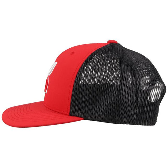 Hooey Unisex "Boquillas" Red and Black Snapback Hat 2118T-RDBK