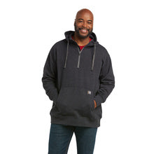 Ariat® Men's Rebar Workman Charcoal 1/4 Zip Hoodie 10037726