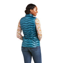 Ariat® Ladies Ideal 3.0 Down Iridescent Teal Packable Vest 10037649