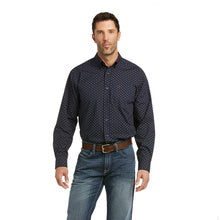 Ariat® Men's Mayfield Service Navy Long Sleeve Shirt 10036932