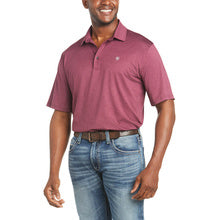 Ariat® Men's Charger 2.0 Malbec Polo Short Sleeve Shirt 10035160