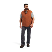 Ariat Men's Rebar Washed DuraCanvas­™ Copper Insulated Vest 10037636