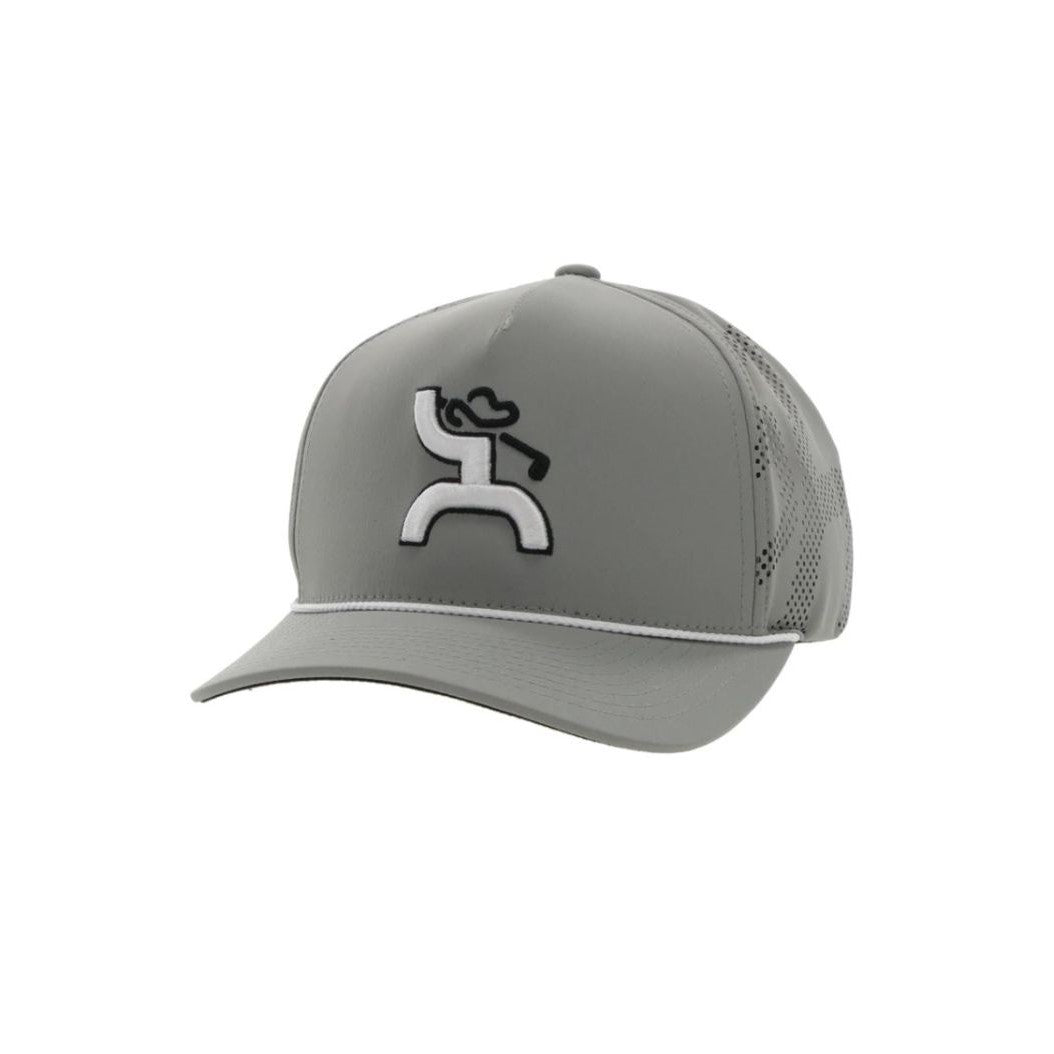 Hooey Men's Golf 5-panel Grey Trucker Cap 2216T-GY